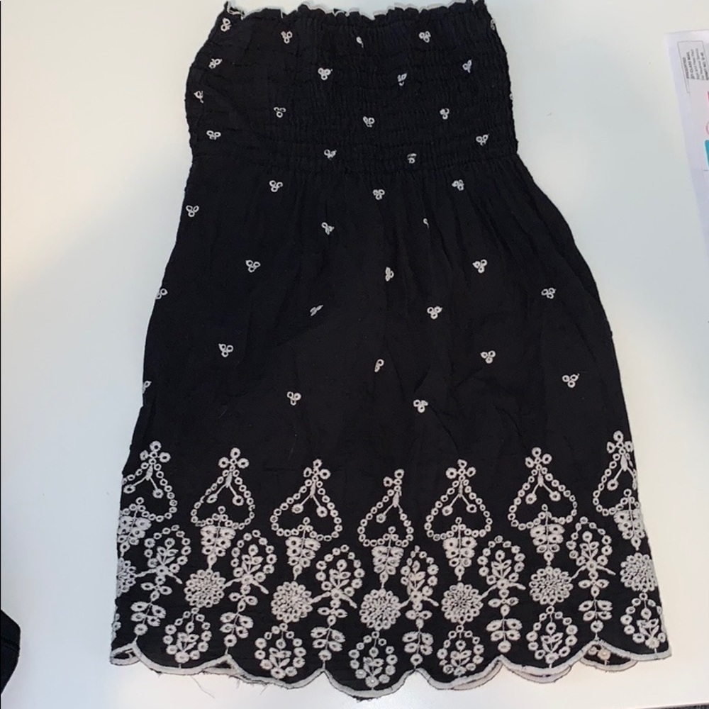Rue21 Black strapless top